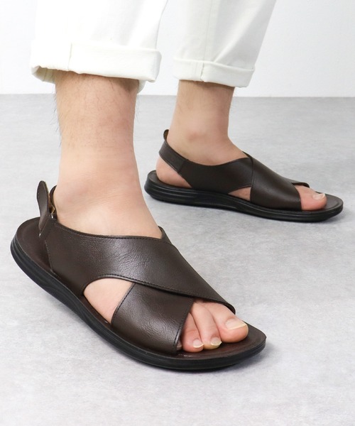 AAA+（サンエープラス）の「軽量 コンフォートサンダル（サンダル・メンズ・ブラウン系その他4/ブラウン系その他2/ブラック系2/ブラック系4/ダークブラウン系3/ブラック系1/ブラック系3/ブラウン系その他3/ブラウン系4/ダークブラウン系4/ダークブラウン系2/ダークブラウン系1/ブラウン系3/ブラウン系その他/ブラウン系2/ブラウン系1・M/L/LL）」の18枚目の写真