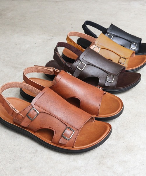 AAA+（サンエープラス）の「軽量 コンフォートサンダル（サンダル・メンズ・ブラウン系その他4/ブラウン系その他2/ブラック系2/ブラック系4/ダークブラウン系3/ブラック系1/ブラック系3/ブラウン系その他3/ブラウン系4/ダークブラウン系4/ダークブラウン系2/ダークブラウン系1/ブラウン系3/ブラウン系その他/ブラウン系2/ブラウン系1・M/L/LL）」の21枚目の写真