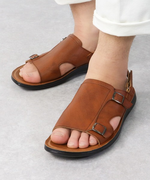 AAA+（サンエープラス）の「軽量 コンフォートサンダル（サンダル・メンズ・ブラウン系その他4/ブラウン系その他2/ブラック系2/ブラック系4/ダークブラウン系3/ブラック系1/ブラック系3/ブラウン系その他3/ブラウン系4/ダークブラウン系4/ダークブラウン系2/ダークブラウン系1/ブラウン系3/ブラウン系その他/ブラウン系2/ブラウン系1・M/L/LL）」の22枚目の写真