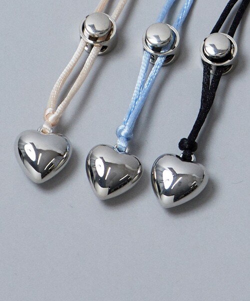 Firsthand（ファーストハンド）の「Firsthand/ファーストハンド ハートコードネックレス（ネックレス・レディース・ピンク/ブラック/サックスブルー・ONE SIZE）」の4枚目の写真