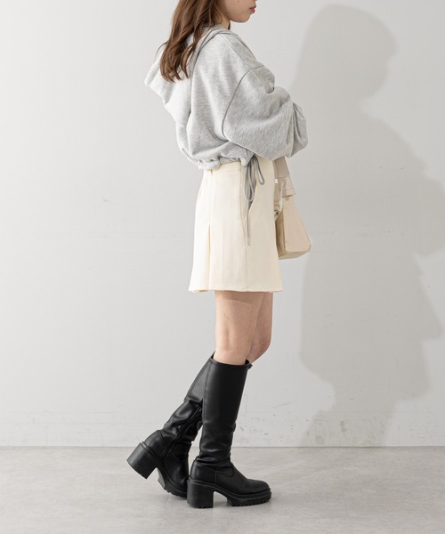 Chico（チコ）の「【2023SS/新色追加】フード裾ドロストChスウェット（スウェット・レディース・アイボリー/ピンク/グレー/ブラック・FREE）」の15枚目の写真