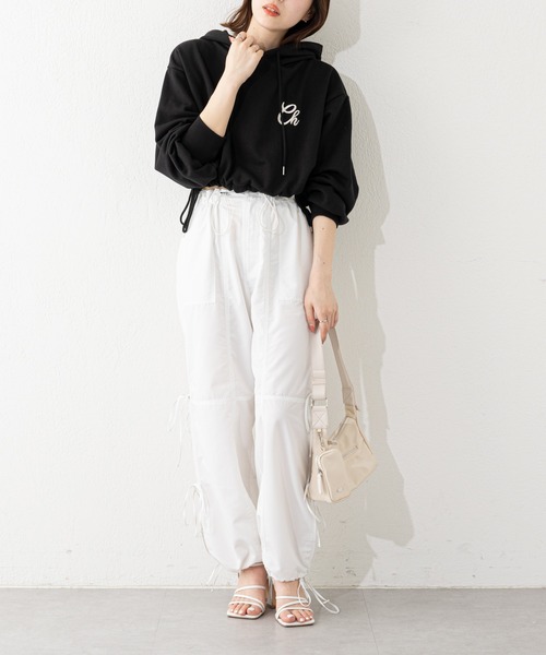 2023SS/新色追加】フード裾ドロストChスウェット（スウェット）｜Chico