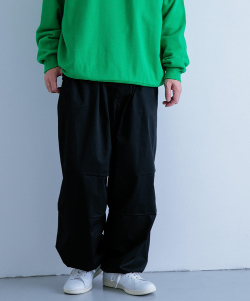 ITEMS URBANRESEARCH（アイテムズ アーバンリサーチ）の「ルーズシルエット スノーパンツ（カーゴパンツ・メンズ・カーキ/ブラック・FREE）」の3枚目の写真