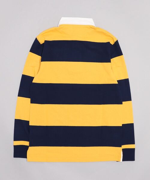 POLO RALPH LAUREN（ポロ ラルフ ローレン）の「クラシック フィット ストライプド ジャージー ラグビー シャツ（ポロシャツ・メンズ・イエロー・XL/L/S/XS/XXL/M）」の2枚目の写真