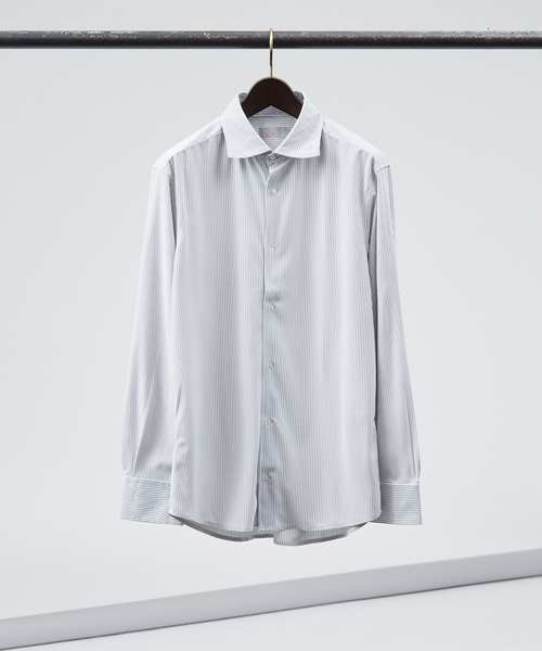 ABAHOUSE GRAY（アバハウスグレイ）の「【Confeel】吸水速乾 長袖 シャツ（シャツ/ブラウス・メンズ・ブラック系その他/ブルー系その他2/ブルー系その他/ブルー系その他3/ホワイト・50/48/46/44）」の3枚目の写真