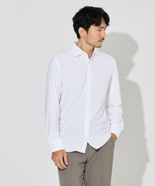 ABAHOUSE GRAY（アバハウスグレイ）の「【Confeel】吸水速乾 長袖 シャツ（シャツ/ブラウス・メンズ・ブラック系その他/ブルー系その他2/ブルー系その他/ブルー系その他3/ホワイト・50/48/46/44）」の2枚目の写真