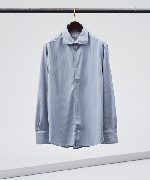 ABAHOUSE GRAY（アバハウスグレイ）の「【Confeel】吸水速乾 長袖 シャツ（シャツ/ブラウス・メンズ・ブラック系その他/ブルー系その他2/ブルー系その他/ブルー系その他3/ホワイト・50/48/46/44）」の5枚目の写真