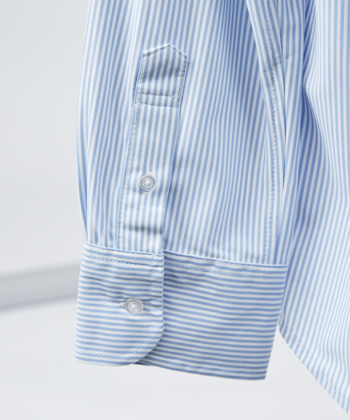 ABAHOUSE GRAY（アバハウスグレイ）の「【Confeel】吸水速乾 長袖 シャツ（シャツ/ブラウス・メンズ・ブラック系その他/ブルー系その他2/ブルー系その他/ブルー系その他3/ホワイト・50/48/46/44）」の9枚目の写真