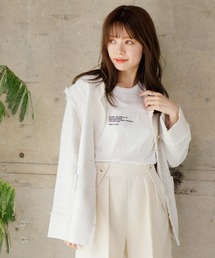 LADYMADE（レディメイド）の「2WAYスリーブツイードジャケット（ノーカラージャケット）」