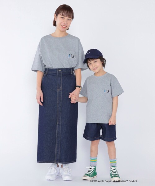 The Beatles（ザビートルズ）の「*SHIPS: THE BEATLES コラボレーション ミニ エンブロイダリー ポケット Tシャツ（Tシャツ/カットソー・メンズ・グレー/グレー系/ホワイト系/ブラック/ホワイト/ダークグレー/ネイビー/ダークブルー・SMALL/MEDIUM/LARGE/X-LARGE/XX-LARGE）」の11枚目の写真