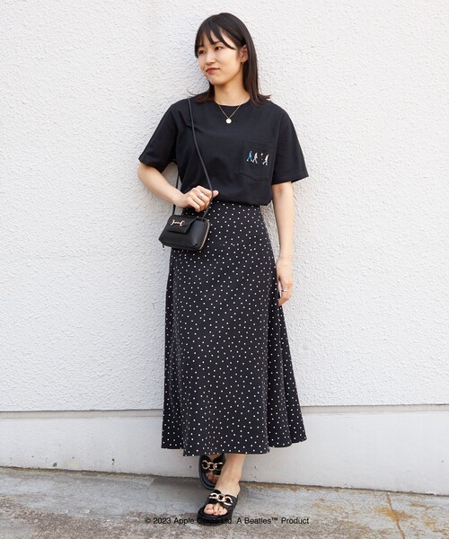 The Beatles（ザビートルズ）の「*SHIPS: THE BEATLES コラボレーション ミニ エンブロイダリー ポケット Tシャツ（Tシャツ/カットソー・メンズ・グレー/グレー系/ホワイト系/ブラック/ホワイト/ダークグレー/ネイビー/ダークブルー・SMALL/MEDIUM/LARGE/X-LARGE/XX-LARGE）」の14枚目の写真