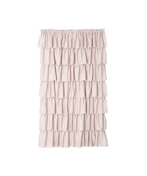 Francfranc フランフラン サテンフリル ドレープカーテン ピンク 1枚 Francfranc（フランフラン）の「サテンフリル ドレープカーテン H1780