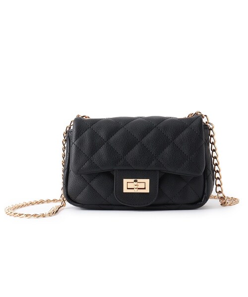 couture brooch（クチュールブローチ）の「◆キルティングショルダーバッグ（ショルダーバッグ・レディース・ダークグリーン/ライトベージュ/ブラック・00）」の5枚目の写真