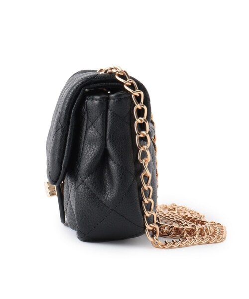 couture brooch（クチュールブローチ）の「◆キルティングショルダーバッグ（ショルダーバッグ・レディース・ダークグリーン/ライトベージュ/ブラック・00）」の6枚目の写真