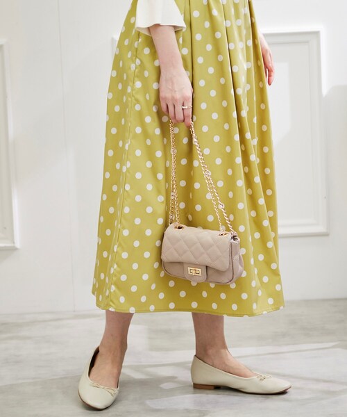 couture brooch（クチュールブローチ）の「◆キルティングショルダーバッグ（ショルダーバッグ・レディース・ダークグリーン/ライトベージュ/ブラック・00）」の18枚目の写真