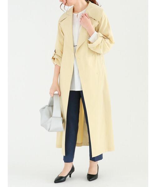 Te chichi（テチチ）の「バイカラーパイピングブラウス（シャツ/ブラウス・レディース・ベージュ/オフホワイト/ブラック・ﾌﾘ-）」の19枚目の写真