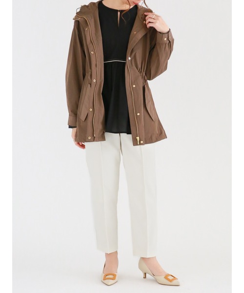 Te chichi（テチチ）の「バイカラーパイピングブラウス（シャツ/ブラウス・レディース・ベージュ/オフホワイト/ブラック・ﾌﾘ-）」の9枚目の写真