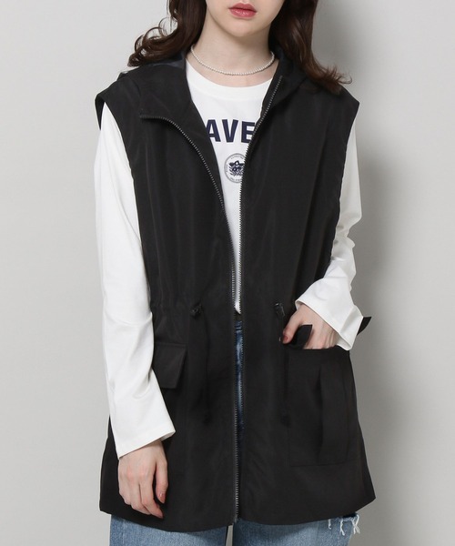 ALAND(エーランド)の「3.3 Field Trip/2WAYミリタリーコート 2199757(ダウンジャケット/コート・レディース・チャコール/カーキ/アイボリー・MEDIUM/LARGE)」の2枚目の写真