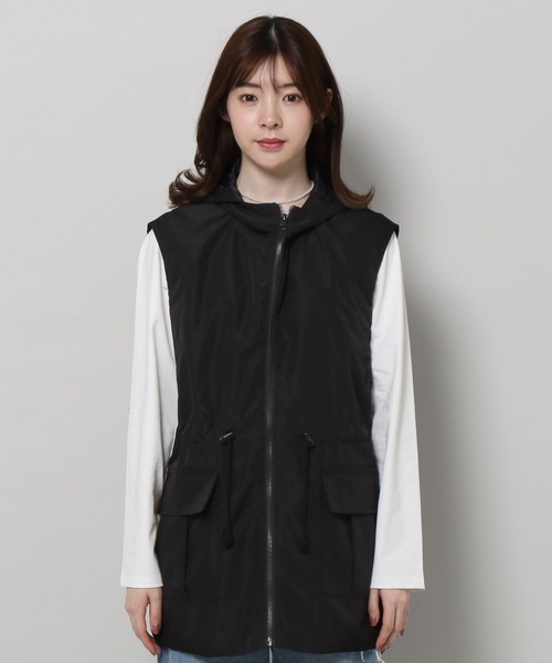 ALAND(エーランド)の「3.3 Field Trip/2WAYミリタリーコート 2199757(ダウンジャケット/コート・レディース・チャコール/カーキ/アイボリー・MEDIUM/LARGE)」の11枚目の写真