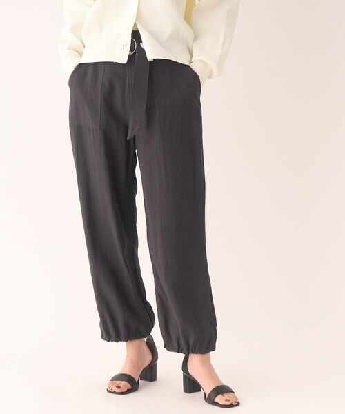 OPAQUE.CLIP(オペークドットクリップ)の「◆サテンベイカーパンツ【洗濯機洗い可】(その他パンツ・レディース・ライトベージュ/ブラック・36/40/38)」の20枚目の写真