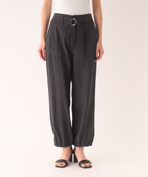 OPAQUE.CLIP(オペークドットクリップ)の「◆サテンベイカーパンツ【洗濯機洗い可】(その他パンツ・レディース・ライトベージュ/ブラック・36/40/38)」の12枚目の写真