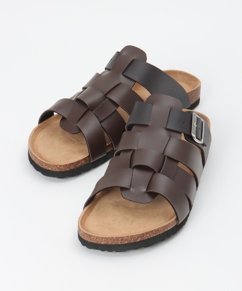 ikka（イッカ）の「メッシュフットベッドサンダル（サンダル・メンズ・ブラック/ブラウン・M/L/XL）」の2枚目の写真