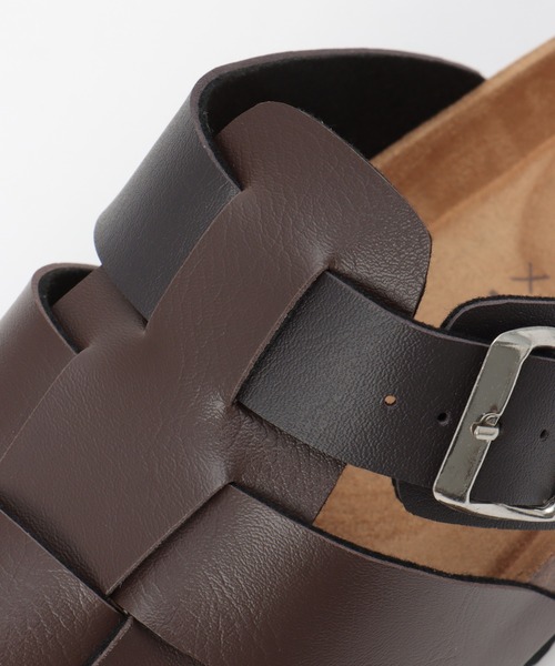 ikka（イッカ）の「メッシュフットベッドサンダル（サンダル・メンズ・ブラック/ブラウン・M/L/XL）」の6枚目の写真