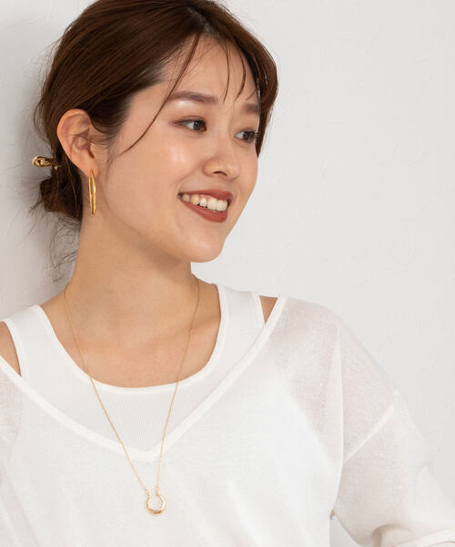NOLLEY’S(ノーリーズ)の「ボリュームCヘッドネックレス(ネックレス・レディース・ゴールド/シルバー・FREE)」の4枚目の写真