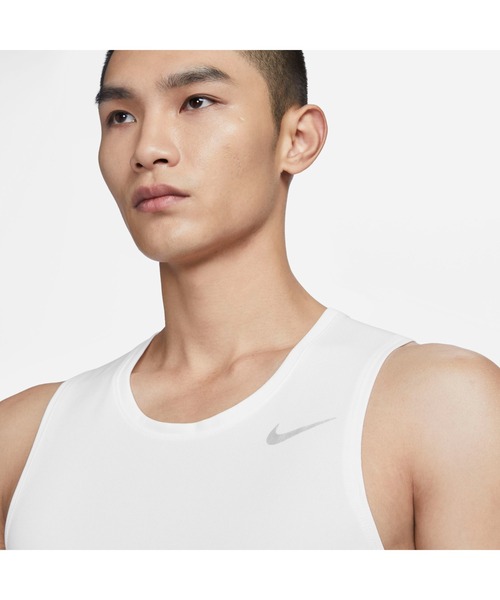 NIKE（ナイキ）の「ナイキ NIKE ナイキ DF マイラー タンクトップ（タンクトップ・メンズ・ホワイト・LL/M/S/L）」の6枚目の写真