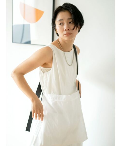 Ungrid（アングリッド）の「スクエアショルダーバッグ（ハンドバッグ・レディース・ブラック/オフホワイト/オレンジ・FREE）」の19枚目の写真