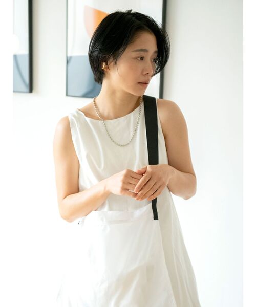 Ungrid（アングリッド）の「スクエアショルダーバッグ（ハンドバッグ・レディース・ブラック/オフホワイト/オレンジ・FREE）」の18枚目の写真