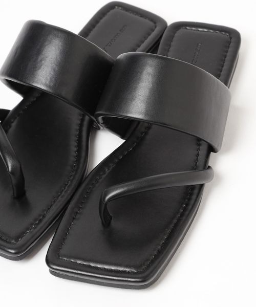 mysty woman（ミスティウーマン）の「スクエアトングサンダル 191570（サンダル・レディース・ブラック/ブラウン/アイボリー・MEDIUM/LARGE）」の20枚目の写真