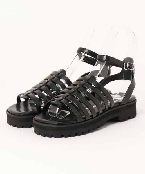 Noubel Voug Relax(ヌーベルヴォーグリラックス)の「軽量ナローストラップグルカサンダル(サンダル・レディース・アイボリー/ブラック・S/L/M/LL)」の18枚目の写真