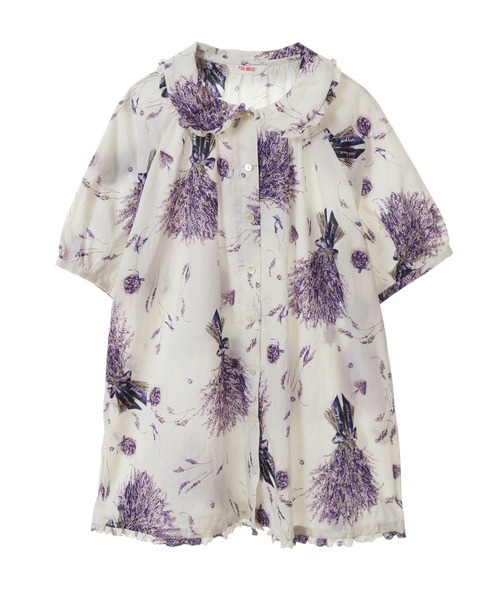 PINK HOUSE（ピンクハウス）の「ラベンダープリントブラウス（シャツ