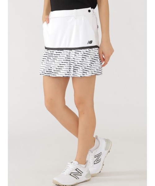 【new balance golf】無地×スライドロゴ インナー付き プリーツ スカート (WOMENS SPORT)