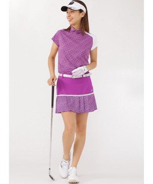 【new balance golf】無地×スライドロゴ インナー付き プリーツ スカート (WOMENS SPORT)