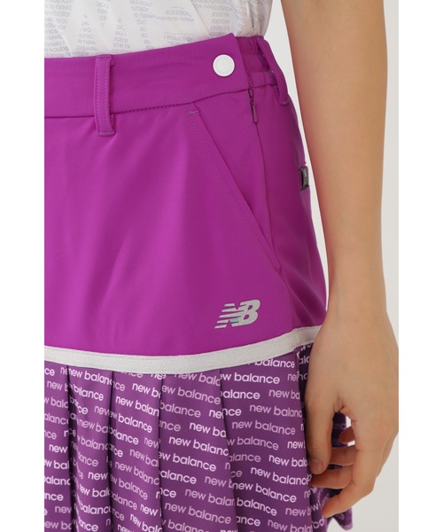 【new balance golf】無地×スライドロゴ インナー付き プリーツ スカート (WOMENS SPORT)