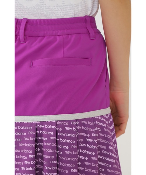 【new balance golf】無地×スライドロゴ インナー付き プリーツ スカート (WOMENS SPORT)
