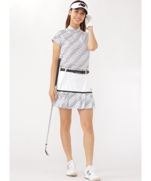 【new balance golf】無地×スライドロゴ インナー付き プリーツ スカート (WOMENS SPORT)