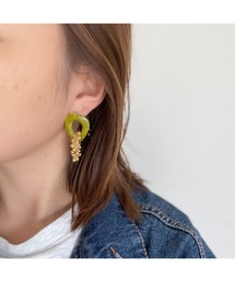 【marihori】レジン×ジェルネイル つぶつぶビーズピアス(MA)