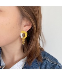 【marihori】レジン×ジェルネイル　つぶつぶビーズピアス(MA)