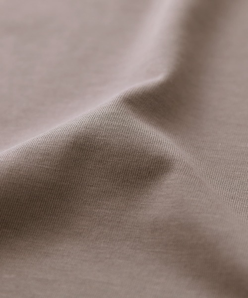 n'OrLABEL（ノアールレーベル）の「【機能素材】『ボトルネックTシャツ』（Tシャツ/カットソー・レディース・オフホワイト/ブラック/モカ・1/2）」の7枚目の写真