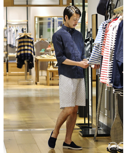 EDIFICE（エディフィス）の「◇80/2インディゴ BD7ブソデシャツ（シャツ/ブラウス・メンズ・ネイビー/サックスブルー・46/48/44）」の16枚目の写真