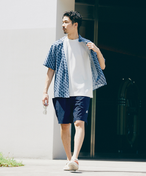 417 EDIFICE(フォーワンセブンエディフィス)の「マイクロリップ レジャーショーツ ”セットアップ着用可能”(カーゴパンツ・メンズ・ブルー/グリーン/ブラック/グレー・MEDIUM/LARGE/SMALL)」の12枚目の写真