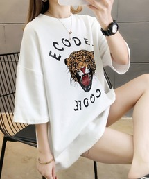 タイガープリントTシャツ
