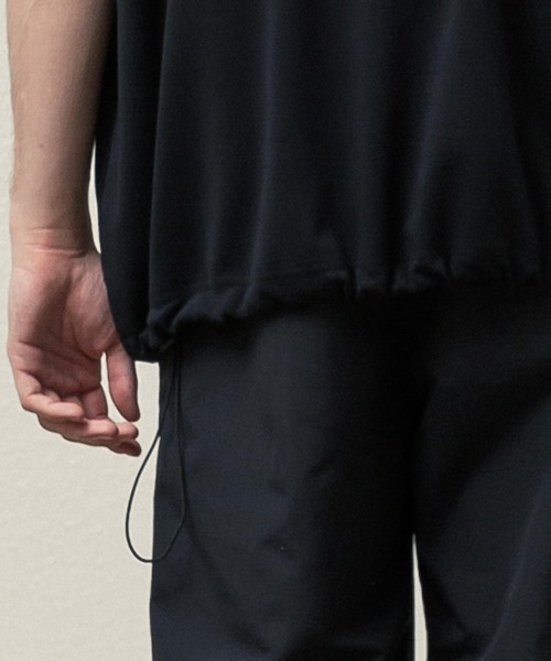 SLICK（スリック）の「T/RポンチハーフジップTシャツ（Tシャツ/カットソー・メンズ・オフホワイト/グレー/ブラック・1/3/2）」の21枚目の写真