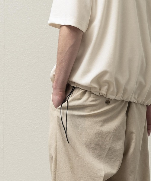 SLICK（スリック）の「T/RポンチハーフジップTシャツ（Tシャツ/カットソー・メンズ・オフホワイト/グレー/ブラック・1/3/2）」の12枚目の写真