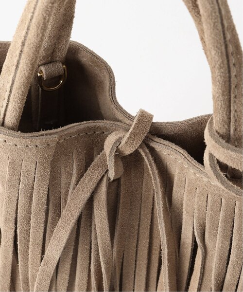 MARLON FIRENZE(マーロンフィレンツェ)の「【MARLON FIRENZE/マルロン】スエードフリンジ2WAYバッグ(ハンドバッグ・レディース・ベージュ・FREE)」の18枚目の写真