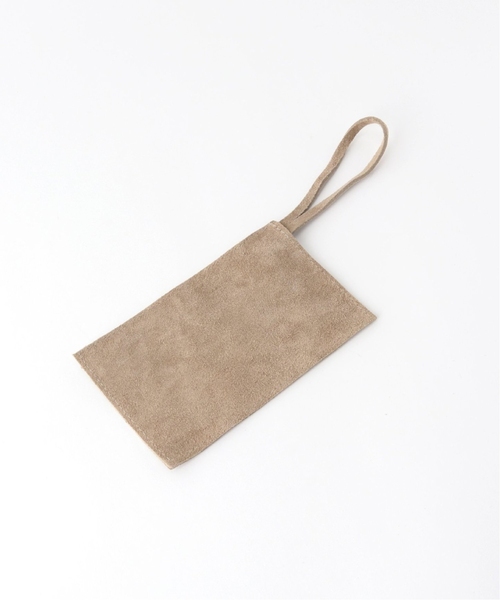 MARLON FIRENZE(マーロンフィレンツェ)の「【MARLON FIRENZE/マルロン】スエードフリンジ2WAYバッグ(ハンドバッグ・レディース・ベージュ・FREE)」の4枚目の写真