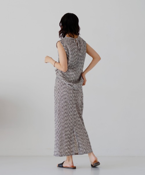 hellam(へラム)の「メランジタイトスカート(スカート・レディース・ブラウン/チャコールグレー・FREE)」の14枚目の写真